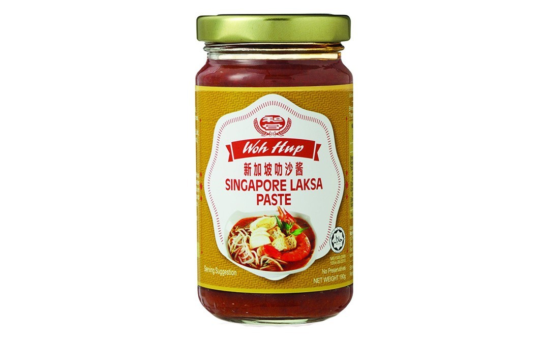 Woh Hup Singapore Laksa Paste    Glass Bottle  190 grams